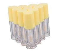 Gogogmee 10 Pièces Flacons Transparents pour Gloss à avec Pinceau Tubes de à Rechargeables Étanches pour Voyage Stockage de Blush Liquide