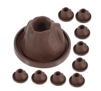 Gogogmee 10 Pièces Kit de Modèles de Plastique pour Expériences Éducatives et Simulations Éruptions Base Réaliste pour Apprentissage Scientifique et Jeux Créatifs