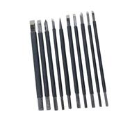 Gogogmee 10 Pièces Kit Doutils de Gravure à Main Acier Tungstène pour Sculpture sur Pierre Gravure de Lettres Outils de Sculpture et