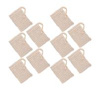 Gogogmee 10 Pièces Lot de 10 Filets Moussants en Microfibre 14X9 CM pour Savonnette, Paquet Exfoliant, Filet à Mousse pour Nettoyage Visage et Corps, Séchage Rapide et Usage Familial