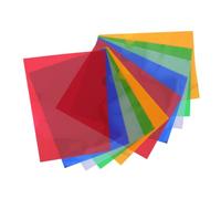 Gogogmee 10 pièces Lot de Pochettes Plastique Colorées Organiseur Documents Résistant Pochette Coin Pratique pour Bureau et École