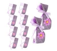 Gogogmee 10 pièces Lot de Pochettes Sachets Parfumés Maille Fine pour Rangement Sacs Transparents Multi-usages pour Bijoux et Armoire Décorations Délicates