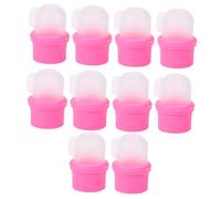 Gogogmee 10 Pièces Manucure Caps de Trempage pour Retrait Vernis Ongles Réutilisables Outils Pratiques pour Enlever Vernis Gel Uv
