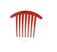 Gogogmee 10 Pièces Peigne à Cheveux Lune Dents Accessoire Coiffure Lot Noir Chignon Élégant Sécurisé Plastique