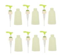 Gogogmee 10 Pièces Rechargeable Travel Lotion Bottles Avocado Airless Pump Dispenser For Shampoo Body Wash And Liquid Soap Reusable Hdpe Sub Bottles For Sustainable Toiletry Storage