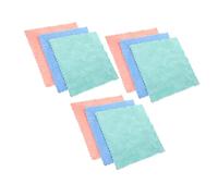 Gogogmee 10 pièces Serviettes Démaquillantes Microfibres Confortables Absorbantes pour Visage Lot de Lingettes Réutilisables Multicolores pour Femmes Lavables Machine et Faciles à