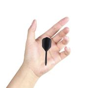 Gogogmee 10 pièces Tiges de Fléchettes Intégrées Léger Ailettes Transparentes Filetage Fin Noir Équilibre Stable pour Jeu de Fléchettes Intérieur et Extérieur