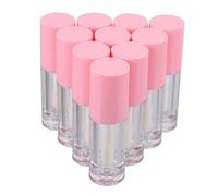 Gogogmee 10 Pièces Transparent Lip Balm Tubes With Brush Head Leak Travel Lip Gloss Bottles DIY Gift Set