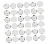 Gogogmee 100 ensembles Lot de Badges Vierges Ronds pour DIY Décorations Personnalisables Film Transparent Haute Brillance pour Loisirs et Souvenirs