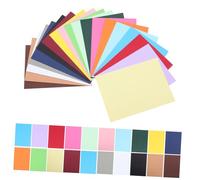 Gogogmee 100 feuilles Papier Cartonné Couleurs Assorties pour Dessin Bricolage Origami DIY Création Garçon Fille