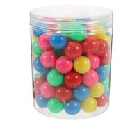 Gogogmee 100 pièces Balles de Comptage Plastique Creuses Billes Colorées pour Jeux Mathématiques et Problèmes de Probabilité Jouets Éducatifs Sûrs pour Garçon Fille