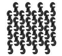 Gogogmee 100 Pièces Bike Cable Guide Clips Brake and Shift Wire Holders for Mountain and Road Bikes Easy Install Cable Fastener Clamps for Precise Bicycle Line Management