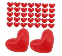 Gogogmee 100 Pièces Charms Cœur Résine Miniatures pour Bijoux DIY Embellissements Flatback pour Artisanales et Accessoires Ear Charm