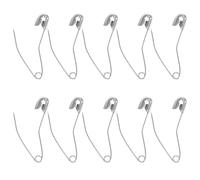 Gogogmee 100 Pièces Épingles de Sûreté Courbées Nickelées Épingles à Coudre Ergonomiques pour Patchwork Quilting et Travaux Manuels Fixation Multi-épaisseurs pour Tissus Délicats et Épais