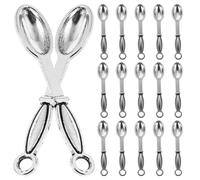 Gogogmee 100 pièces Mini Alloy Charms For Jewelry Making Realistic Tiny Pendants For Bracelets Party Decorations