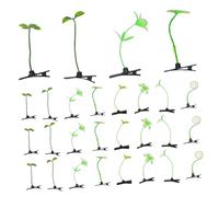 Gogogmee 100 Pièces Mini Sprout Hair Clips Bean Plant Hairpin Barrette Funny Hair Accessories For Party School DIY Headwear