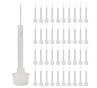 Gogogmee 100 Pièces Pinceaux Remplacement Vernis à Ongles Brosse Fine Gel Nail Art Précise et Souple pour Manucure DIY Compatible avec Flacons Vernis Liquide et Semi-permanent