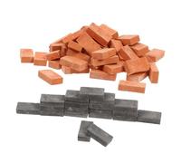 Gogogmee 100 pièces Rouge et Bleu Décorations pour Maquettes Aménagements Paysagers DIY Modèles Simulés pour Table de Sable et Décoration Intérieure