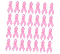 Gogogmee 100 pièces Rubans Roses Décoratifs Épingles Portables pour Sensibilisation Octobre Prévention Cancer Du Sein Accessoire Élégant