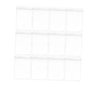 Gogogmee 100 pièces Sachets Zip Clairs Auto-adhésifs pour Bijoux Boucles d'oreilles Rangement Anti-oxydation Pochettes Réutilisables pour Petites Entreprises de Bijoux