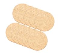 Gogogmee 10pièces Lot de Tapis Ronds Liège pour Pots De Fleurs Protègent Meubles Et Sols De Eau Et Sol