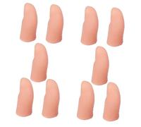 Gogogmee 10Pièces Réalistes pour Accessoires de Farce Amusants Simulation de Faux Doigts Couleur Peau