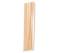 Gogogmee 12 Baguettes Décoratives en Bois D’Ormeau Triangle Isocèle 6 MM X 30 CM Moulures de Fenêtre et Moustiquaire Bordures pour DIY Décorations et Accessoires Photo Lot de 12