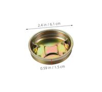 Gogogmee 12 pièces Bouchons Spirale Fer pour Fûts Bouchon Étanchéité Anti-fuite pour Barils Huile Installation Facile Kit Pratique pour Fermeture de Tambour
