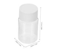 Gogogmee 12 pièces Bouteilles de Voyage Transparentes Flacons Vides Rechargeables avec Bouchons Bouteilles de Stockage Pratiques pour pour Déplacements et Usage