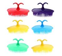 Gogogmee 12 pièces Brosse Massage Brosses Shampooing Légères Épurateur Cheveux Brossage Sec Stimulateur Cuir Chevelu Douceur pour Différents Types de Cheveux Couleur Couleur Aléatoire