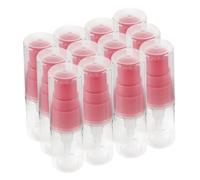 Gogogmee 12 Pièces Lot de Flacons Rechargeables Pet Transparent avec Pompe Distributeurs Compacts pour Lotions et Soins Peau Voyage Fuite et Portables