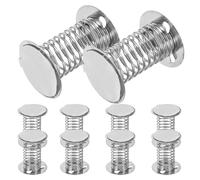 Gogogmee 12 Pièces Metal Wobble Spring Base with Double-Sided Adhesive for DIY Toy Decorations Car Dashboard Figurines and Home Craft Projects