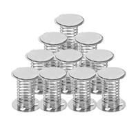 Gogogmee 12 Pièces Ressorts Base pour Jouets de Tableau de Bord Support à Tête Oscillante Autocollant Double Face pour Décoration Voiture Maison et Bureau Effet Balançoire Animé