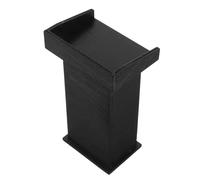 Gogogmee 12 pour Maison de Poupée Accessoire Décoratif Noir Plateforme Réaliste pour Orateur Éducatif et Créatif Accessoire Maison Poupée