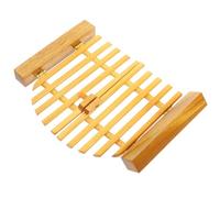 Gogogmee 12 pour Maison de Poupée, Portail Miniature Ouvrant, Décoration Féerique Rustique, Modèle de Meuble en Bois Solide, Accessoire pour Scène de Poupée Réaliste