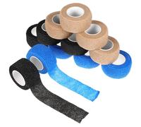 Gogogmee 12 rouleaux Bande Adhésive Auto-adhésive Élastique pour Sport Protection Poignet et Cheville Respirante et Légère pour Football et Exercices