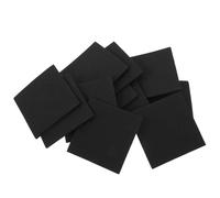 Gogogmee 12pcs Tampons de Nivellement Carrés pour Pieds de Table de Billard, en Peva Résistant à l'usure et Absorbant Les Chocs, Adaptés pour Meubles et Salle de Jeux