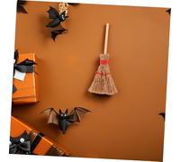 Gogogmee 12pièces Balai De Miniature Paille Décoration Maison De Poupée Accessoire pour Jeu De Rôle Balais Artificiels Miniatures Meubles pour Collection