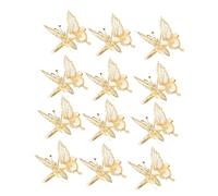 Gogogmee 12pièces Épingles à Cheveux Métalliques Avec Design Creux Pour Femmes Et Filles Accessoires De Coiffure Élégants Et Pratiques