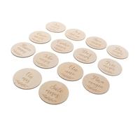 Gogogmee 14 pièces Cartes Garçon Fille Accessoires Photo Né Décoration Mensuelle Naturelle Souvenir Naissance Cadeau Parents Épaisseur