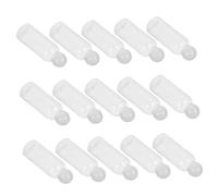 Gogogmee 15 pièces Lot de Bouteilles Cosmétiques avec Bouchon Boule Flacons Transparents Réutilisables pour Lotion Shampoing et Gel Format Pratique et Portable
