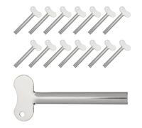 Gogogmee 15 Pièces Presse-tube Dentifrice Acier Inoxydable Distributeur Manuel pour Tubes Standard Contrôle Précis et Utilisation Simple pour Tout Âge