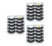 Gogogmee 15paires Faux Cils Réalistes Pour Maquillage Extensions De Cils Volume Pour Regard Plus Beau Facile à Utiliser
