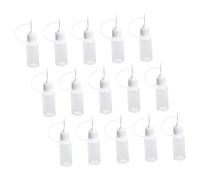 Gogogmee 15pièces Flacon Applicateur Précis Bouteilles Squeeze Pour Colle Peinture Et Liquides Kit De Flacons Pe Pour Artisanat Et Laboratoire