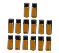 Gogogmee 15pièces Flacons Verre De Bouteilles De Réactifs Pour Échantillons Pratiques Pour Éducation Et Laboratoire