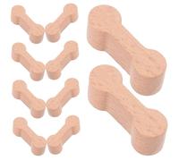Gogogmee 16 pièces Connecteurs de Rail Train Bois Accessoires Adaptateurs pour Voies Bois Améliore la Motricité Créativité des Garçon Fille Compatibles Plupart des Rails de Train