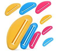 Gogogmee 18 Pcs Presse-tubes Dentifrice Manuel Plastique Extracteur Crèmes et Peintures Organiseur de Tubes pour Maison et Salon Design Ergonomique Facile à Utiliser