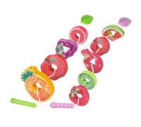 Gogogmee 1Ensemble Jouets à Enfiler Éducatifs pour Garçon Fille Fruits Interactifs Perles Activité Manuelle pour Développement Précoce Apprentissage Ludique