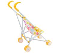 Gogogmee 1Pièce Poussette pour Poupées Poussette Réaliste avec Roues Lisses pour Accessoire de Jeu de Rôle pour Petits Compacte et pour Sorties