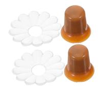 Gogogmee 2 Ensembles Caps de Remplacement pour Parapluie de Couvre Tips Plastique Accessoires de Réparation Pratiques pour Parasol et Parapluie Installation Facile et Durable